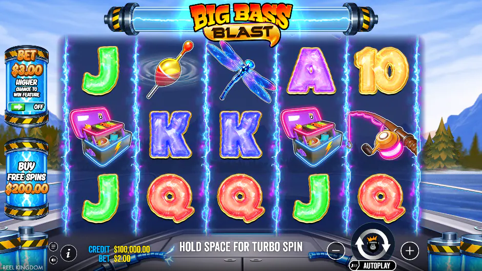 Captura del juego Big Bass Blast