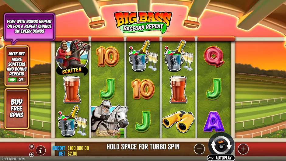 Captura del juego Big Bass Raceday Repeat