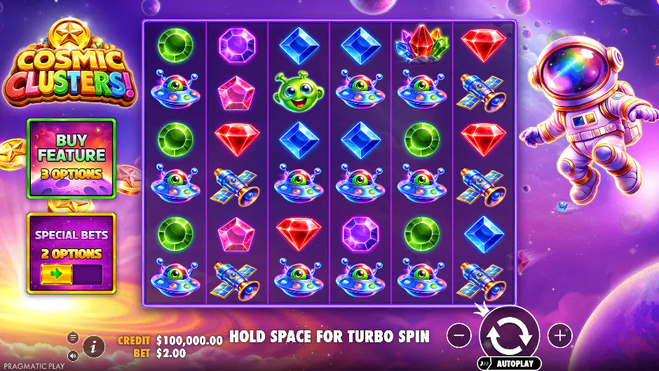 Captura del juego Cosmic Clusters!