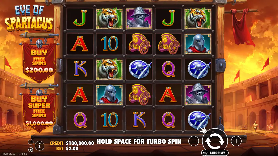 Captura del juego Eye of Spartacus