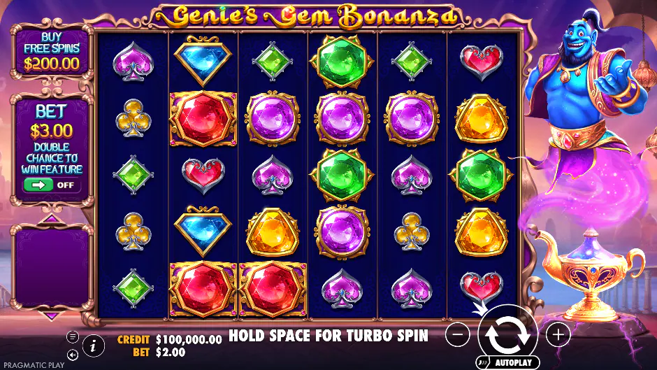 Captura del juego Genie’s Gem Bonanza