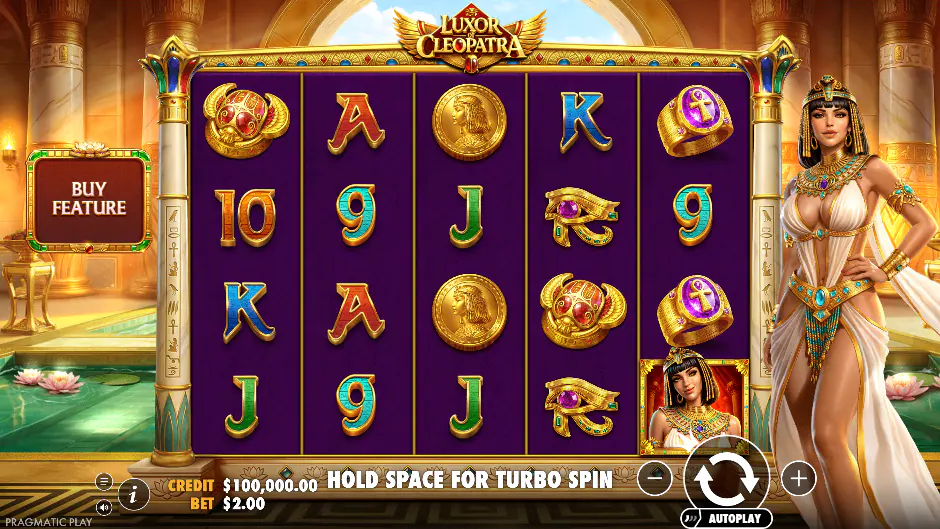 Captura del juego Luxor of Cleopatra