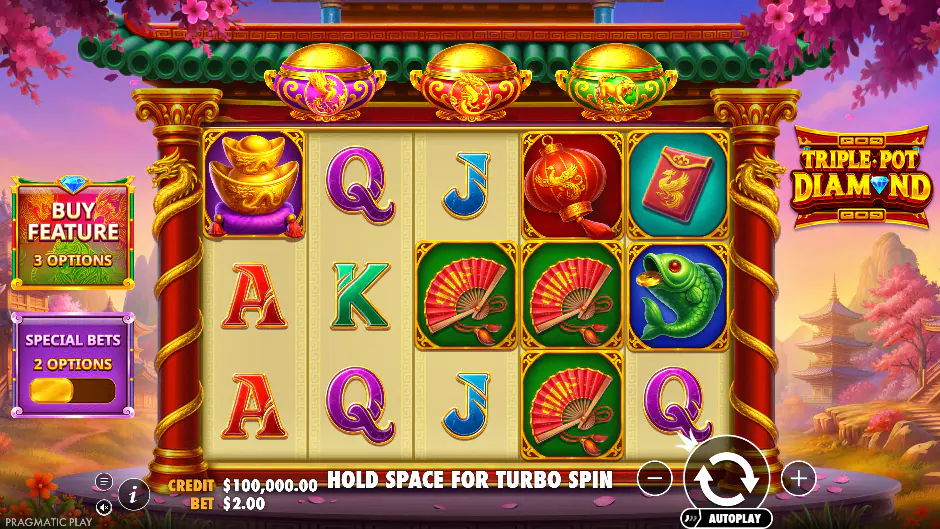 Captura del juego Triple Pot Diamond